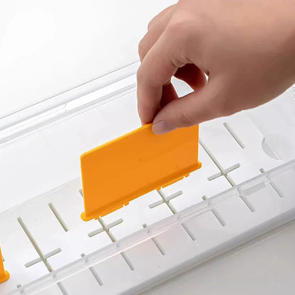 1PC Transparent Clamshell Storage Box Game Cards Card Storage Box Portable Board Game Plastic Box Organizer Box