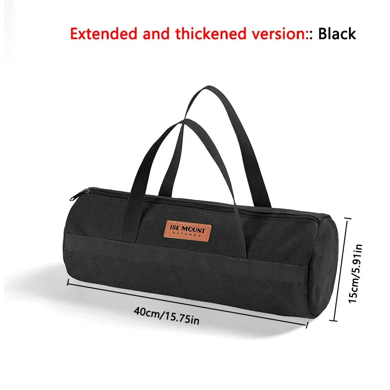 Camping Tools Storage Bag Large Capacity Cylinder Tent Stake Bag