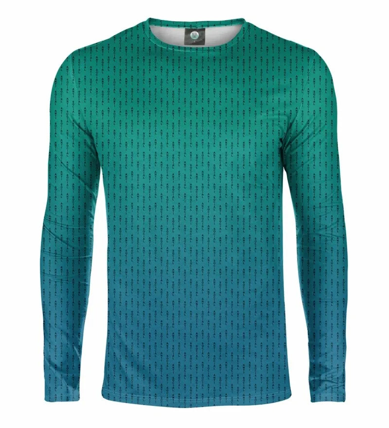 Spring and Autumn Fashion Long Sleeve Men's Abstract 3D Striped Gradient Solid Color Printing Loose Casual Hoodie