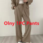 Elegant Office Lady Business Suit Set Blazers 2026 Spring New Women's Clothing Suit Jacket Casual Pants Set Wide Leg Suit Pants
