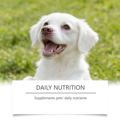 Dog Taurine Powder Easy-To-Mix Support Cognitive Health Enhance Hair Radiance Improve Heart Wellness Pet Nutritional Supplements