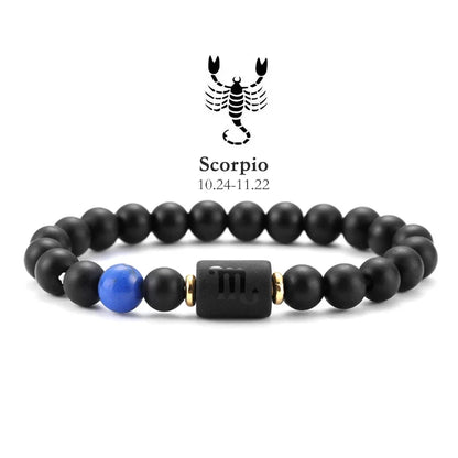 Sagittarius Zodiac Bracelet Natural Stone