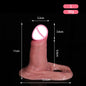 Soft Silicone Condom Enlargement Penis Sleeve Realistic Penis Extender Sex Toys for Men Sexual Tools Reusable Condom Cock Sleeve