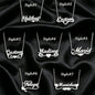 Multi-style Heart Name Design Personalized Pendant Necklace Woman Stainless Steel Silver Gold Name Customized Necklace Jewelry