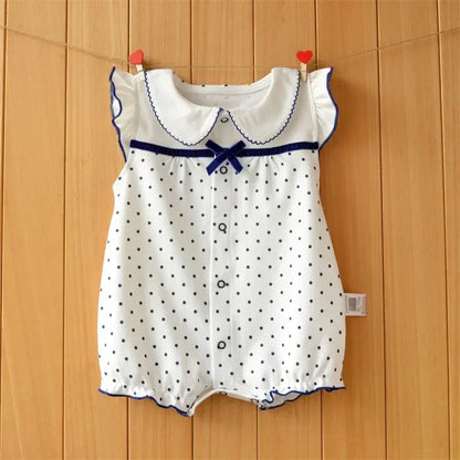 3-18 Month Baby Summer Clothes Rompers Girls Overalls Short Sleeve