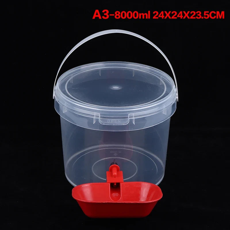 1PC 3/5/8/10L Automatic Pet Water Dispenser Large Capacity Cat Dog Drinking Fountain Non-Spill Cat Dog Bowl With Auto Shut-Off