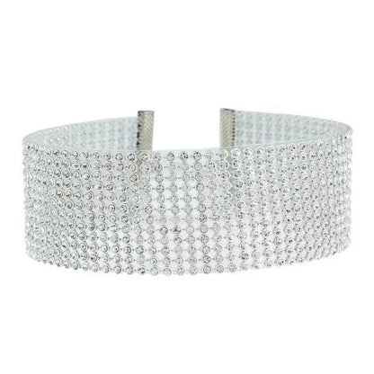 TOP Quality Cool Shiny Rhinestone Bundle Neck Popular Element Collar Necklace Punk Hip Hop Women's Choker Gift Korean Jewelry