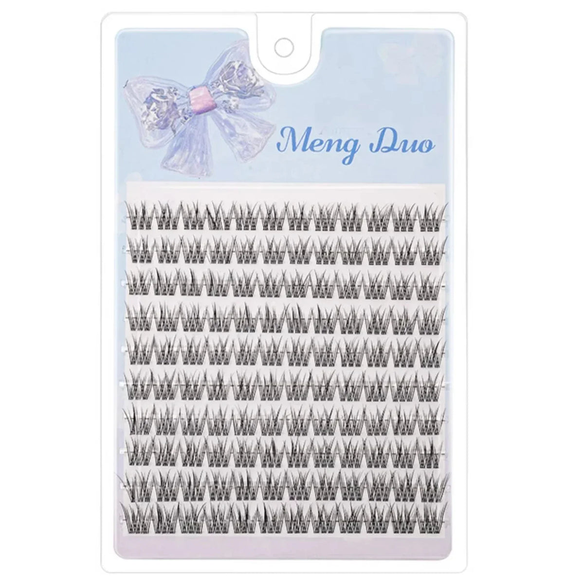 Easy Self Application Fish Tail Manga Cat Eye Lashes 120Pcs Fluffy Natural Long Reusable DIY Starter Makeup Lashes