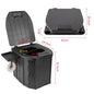 Covered Outdoor Folding Toilet, Camping Toilet, Adult Vehicle-Mounted Toilet, Children's Portable Mobile Toilet
