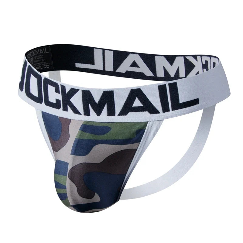 Sexy Gay Men Underwear Brief Underpants Nylon Camouflage Men's Jockstrap Bikini Slip Men's Tanga or As Swim Swimwear Shorts