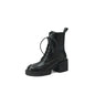 Women's Genuine Leather Platform High Heel Boots