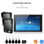 ANJIELO Tuya Smart Fingerprint 5-in-1 Unlocking Home Video Doorbell Video Intercom System 1080P Touch Monitor Security Protectio