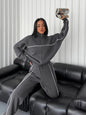 New Cross-Border European American Casual Set: Long-Sleeve