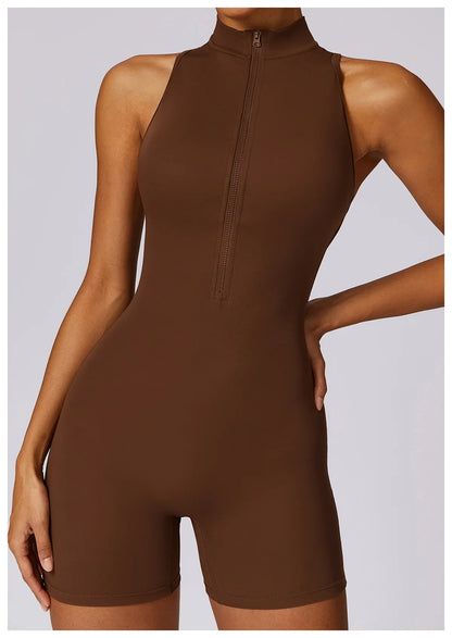 Women Jumpsuit Sleeveless Slim Activewear
