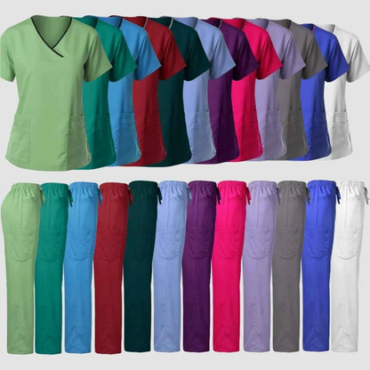 Women's Medical Scrub Uniform Set