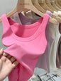 Zjaiss Women's Ribbed Elastic Summer Tank 2026