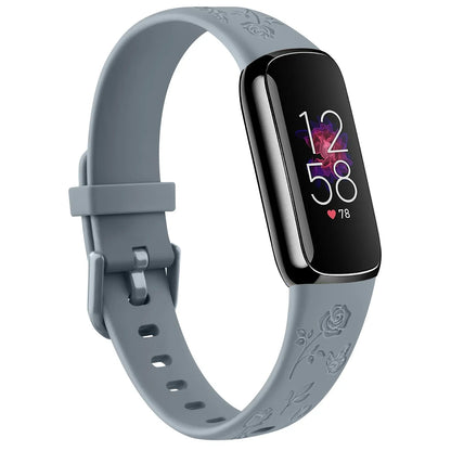 Fitbit Luxe Floral Engraved Band, Soft TPU
