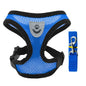 Dog Vest Walking Leash For Puppy Dog Cat Collar Polyester Adjustable Mesh Dog For Small Medium Pet Accessories