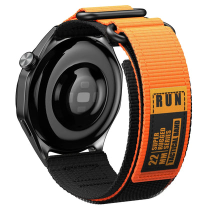 Samsung Galaxy Watch 7, 6, 5, 4 & FE Rugged Nylon Band, RUN Label