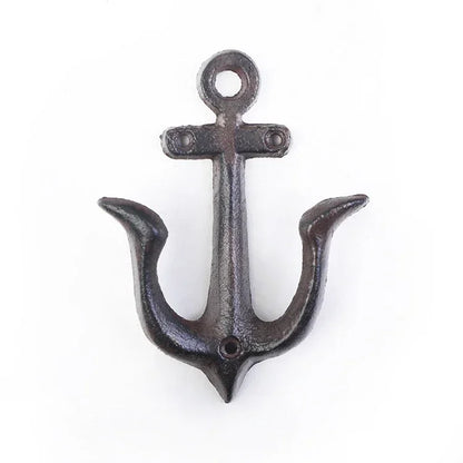 Animal Shape Ironwork Metal Hooks Clothes Hat Key Retro Style Originality Wall Hooks Villa Courtyard Wall Mounted Decorate home