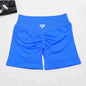 Seamless Silicone Printed Yoga Shorts