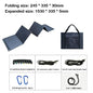 100W Solar Panel Folding Bag Usb+dc Output Solar Charger Portable