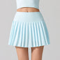 VITALINOVO Flowy Pleat Skort: High-Waist, Pocketed, Comfy