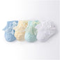 Lawadka 4Pairs/lot Newborn Baby Socks For Girls Cotton Lace Infant Girls Sock Princess Bow Toddler Baby Girls Socks Spring 0-24M