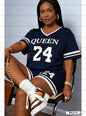 American Style Queen 24 Print Jersey T-Shirt Suit Women's Men T-Shirt