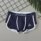 Large Size Men Cotton Underpants Breathable Comfortable Underwear Mid-rise Boxer Shorts Fashion Printed Sexy U Pouch Panties