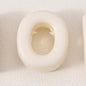 20pcs Beige Acrylic Large Hole Letter Loose Beads DIY Necklace