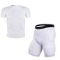 Sports Honeycomb Anti-Collision Suit Anti-Collision T-Shirt Shorts Football Cycling Sports Protective Gear