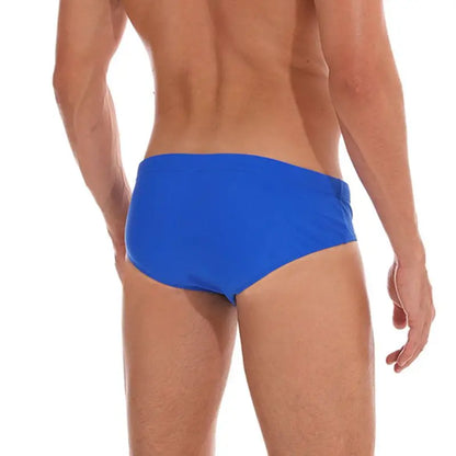 Push Up Men Swimwear Brief Beach Shorts Swimsuits Men's Boxer Surfing Padded Swim Pants Slips Nylon Stretch Swimming Trunks