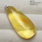 Natural Amber Pendant From Baltic Flower Yellow Amber Water Drop Women Men Jewelry Reiki Stone Women Men AAAAAAA