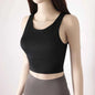 Women's Sport Fixed Chest Pad Athleisure Bra