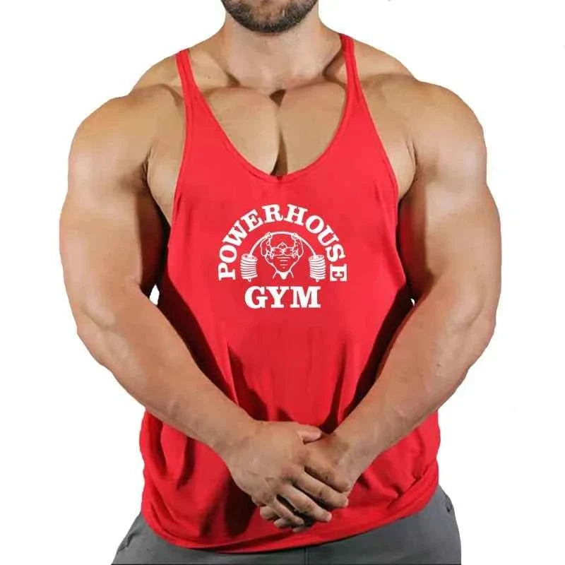 Men's Bodybuilding Stringer Gym Vest