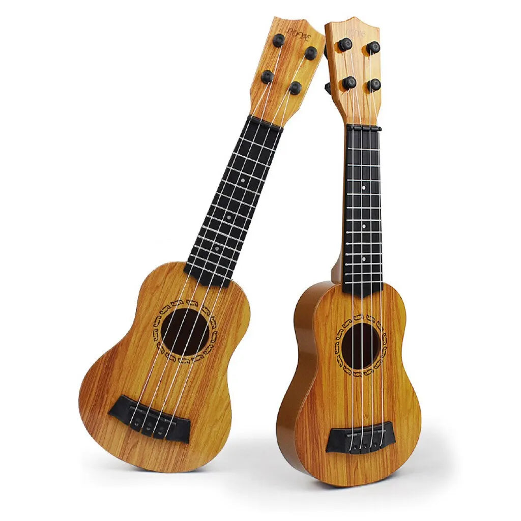 35cm Children Guitar Toy - Elementary Musical Instrument with Paddles, Yukrili Simulation Music Toy