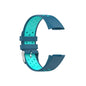 Fitbit Charge 5 & 6 Two-Tone Perforated Silicone Band, Buckle