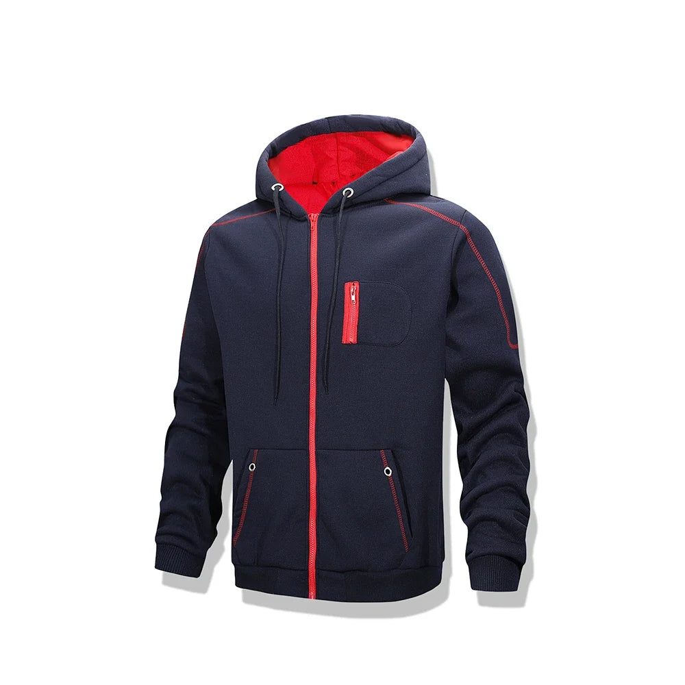 Men's Jacket Cycling Thermal Fleece Windproof Sportswear
