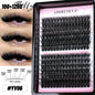 GROINNEYA Lash Clusters Wispy Eyelash Clusters Eyelash Extensions Natural Volume Lash Extensions DIY Individual Lashes Makeup