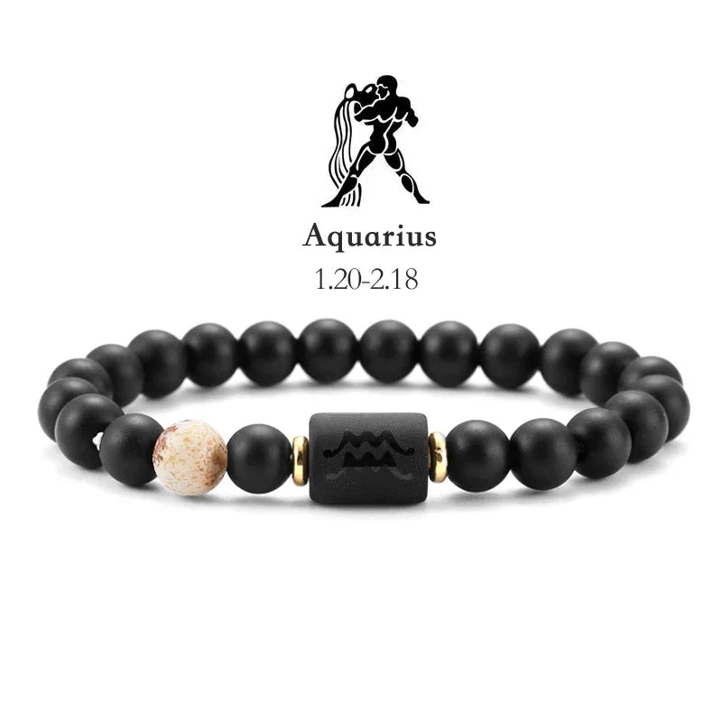 Sagittarius Zodiac Bracelet Natural Stone