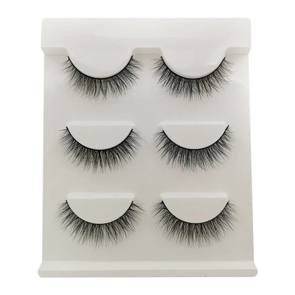 SHIDISHANGPIN 3/5/16 Pairs Natural Long False Eyelashes Dramatic Fluffy 3D Mink Lashes Wispy Wholesale Eye Lashes Thick Cils
