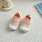 Baby Shoes Anti-Slip Breathable Infant Crib Floor Socks with Rubber