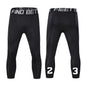 Sports Fitness Pants Men Gym Shorts Workout Tights
