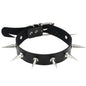 Pink Harajuku Gothic Spike Rivet Star Necklaces Collares Hip Hop Rock Black Bowknot PU Lace Leather Sexy Y2K Girl Choker Jewelry