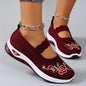 Spring new women's sports shoes, fashionable, breathable, lightweight, non-slip, wear-resistant, casual sports shoes, flat shoes
