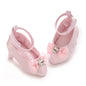 Newborn Infant Baby Fashion Girls High Heels Shoes 0-5Months Princess Bow Party Crib Shoes Photo Props Shoes