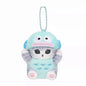 Kawaii Frog & Kitty Plush Keychain