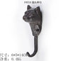 Animal Shape Ironwork Metal Hooks Clothes Hat Key Retro Style Originality Wall Hooks Villa Courtyard Wall Mounted Decorate home