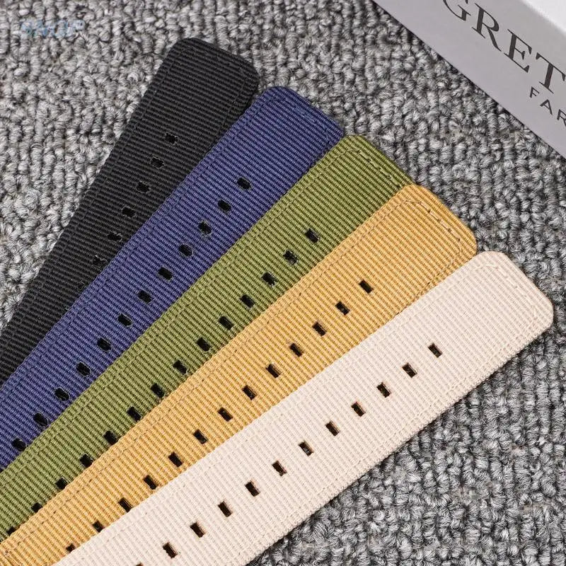 TicWatch Pro 5, Pro 3 & E3 Two-Piece Nylon Band, Twin Metal Keepers